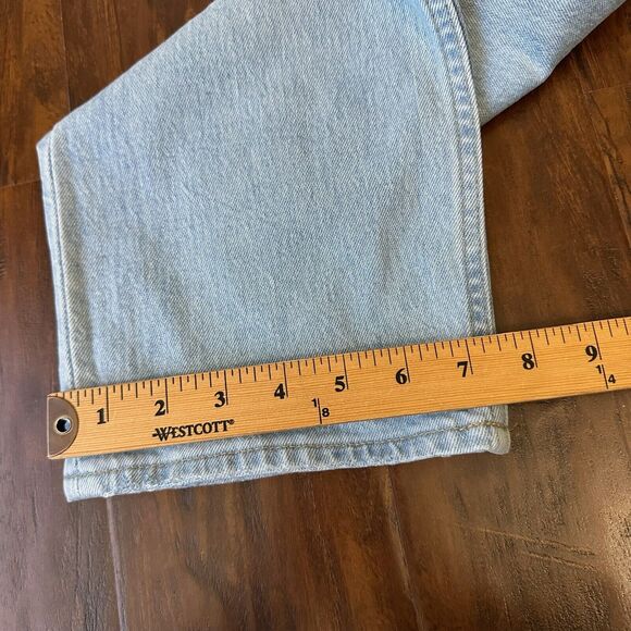 ABERCROMBIE & FITCH The 90s Jeans Blue Straight Ultra High Rise - Picture 16 of 16